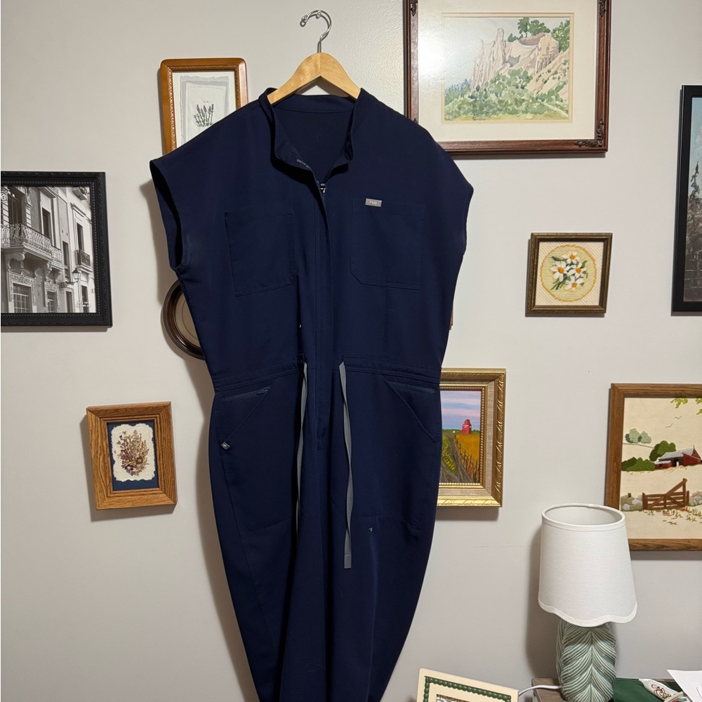 Figs Deep Blue Women's Jumpsuit
